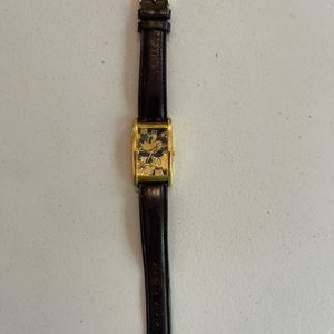 Vintage Rectangular Mickey Mouse Lorus Watch | Lorus V821-5020 R0 Quartz Watch